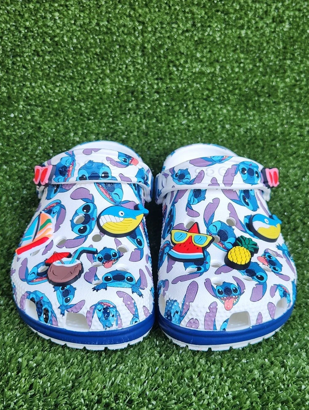 Crocs Little Girls Classic Disney Lilo and Stitch Comfy Clogs Sandals Size 11C
